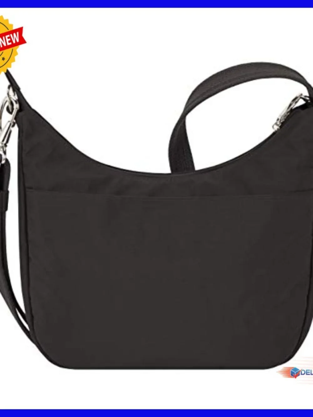 Anti-Theft Hobo Crossbody Bag with RFID Blocking, Slash Resistant